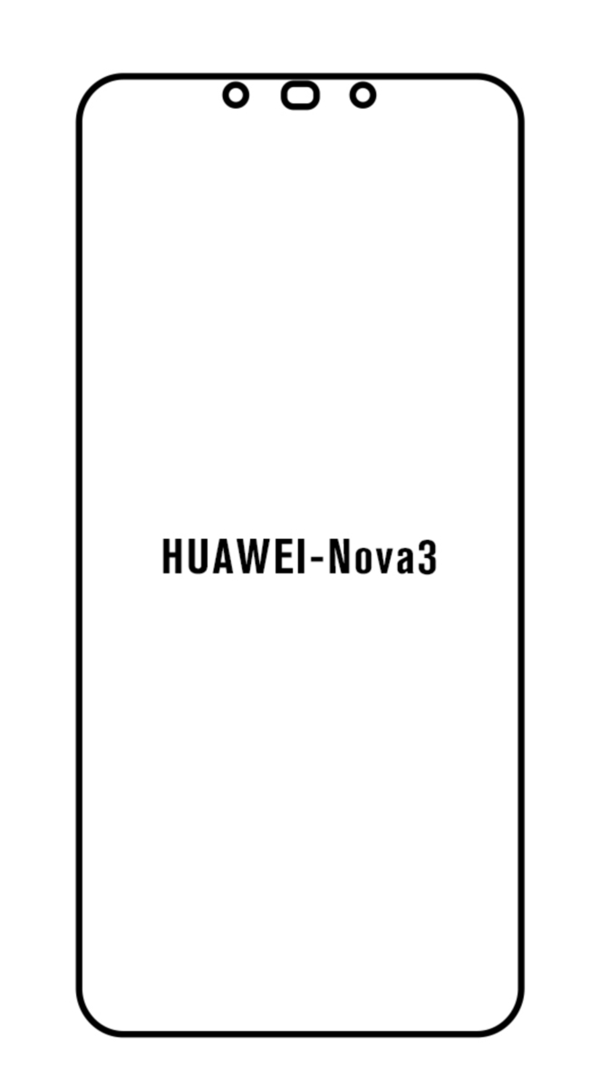 Hydrogel - ochranná fólia - Huawei Nova 3