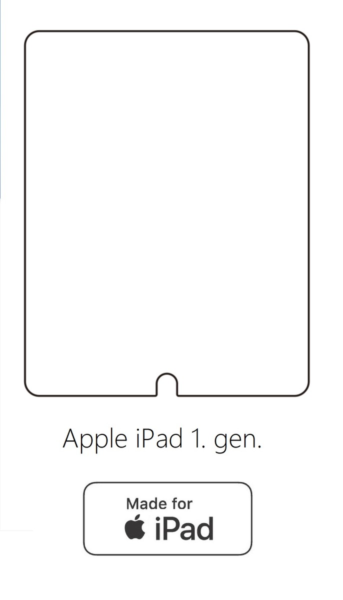 Hydrogel - ochranná fólia - Apple iPad 1