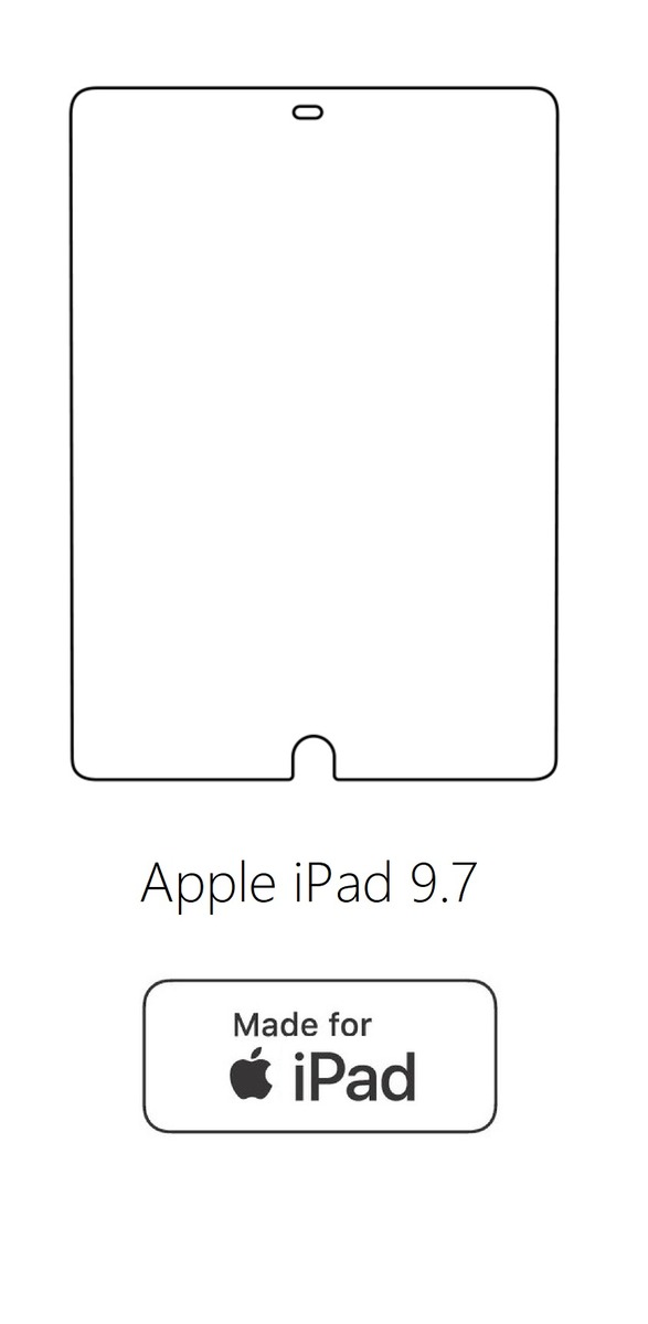 Hydrogel - ochranná fólia - Apple iPad 9.7 2017