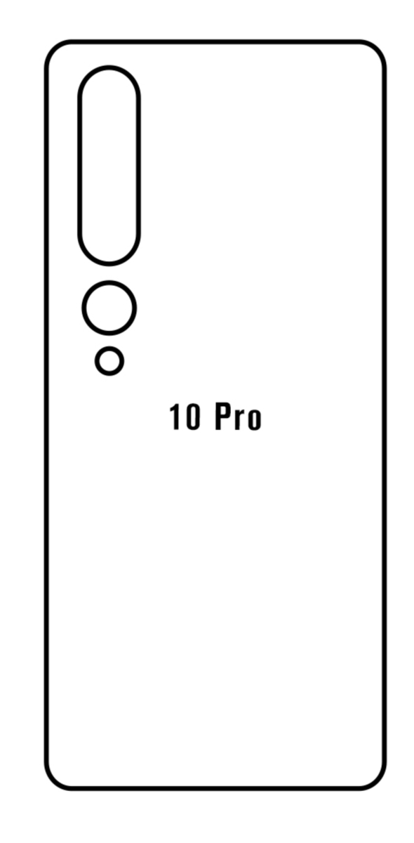 Hydrogel - zadná ochranná fólia - Xiaomi Mi 10 Pro 5G