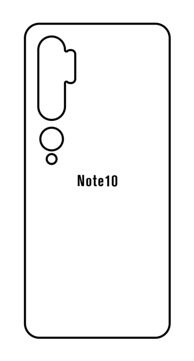 Hydrogel - zadná ochranná fólia - Xiaomi Mi Note 10