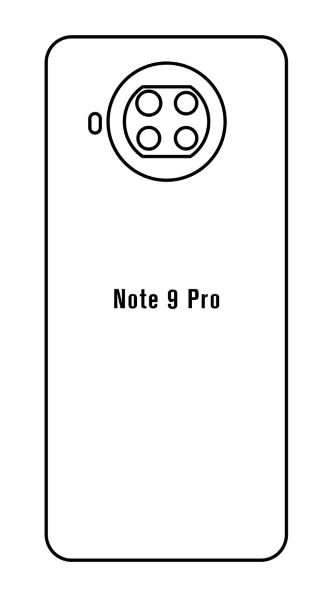 Hydrogel - zadná ochranná fólia - Xiaomi Redmi Note 9 Pro 5G