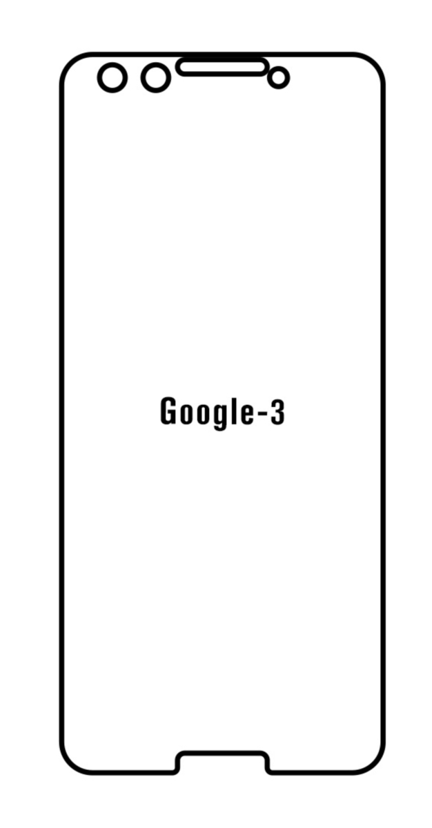 Hydrogel - matná ochranná fólia - Google Pixel 3