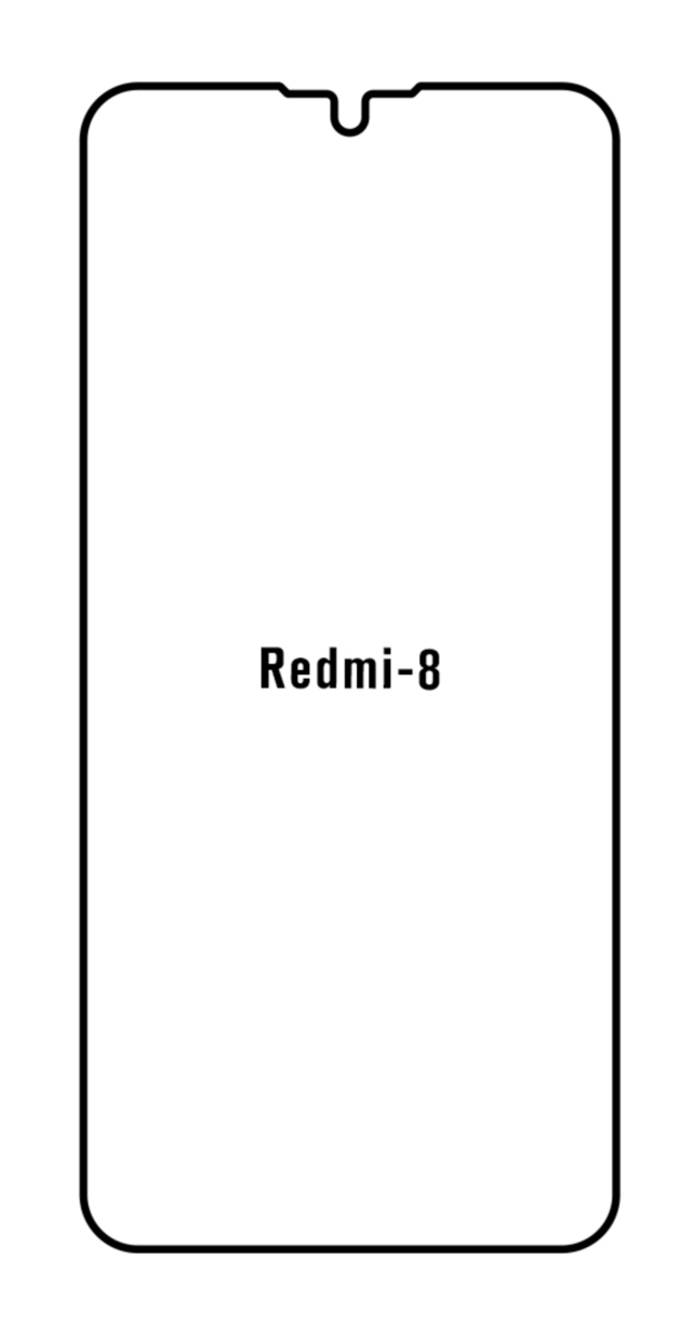 Hydrogel - matná ochranná fólia - Xiaomi Redmi 8