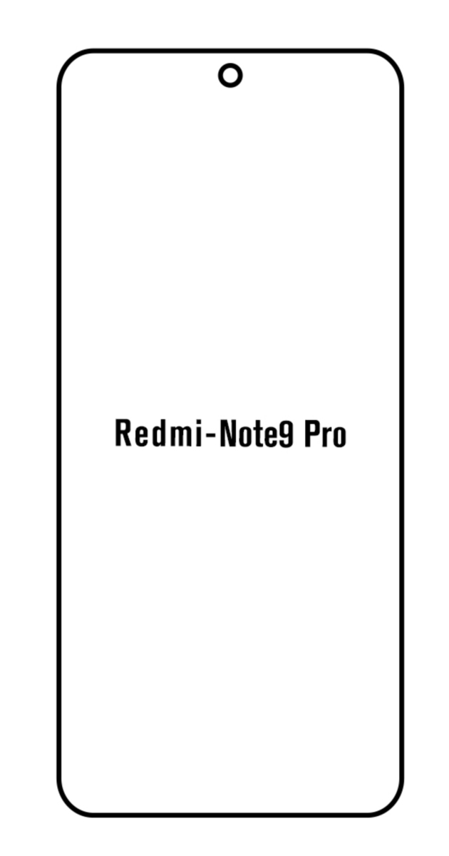 Hydrogel - matná ochranná fólia - Xiaomi Redmi Note 9 Pro