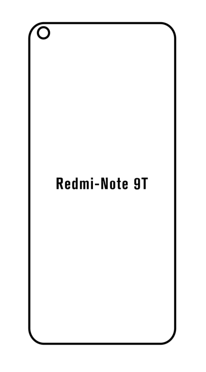 Hydrogel - matná ochranná fólia - Xiaomi Redmi Note 9T