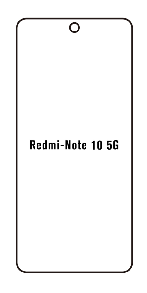 Hydrogel - matná ochranná fólia - Xiaomi Redmi Note 10 5G