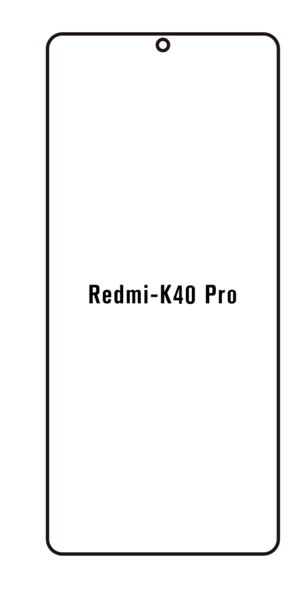Hydrogel - matná ochranná fólia - Xiaomi Redmi K40 Pro