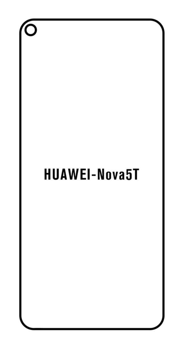 Hydrogel - matná ochranná fólia - Huawei Nova 5T
