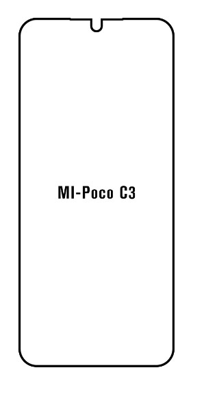 Hydrogel - matná ochranná fólia - Xiaomi Poco C3
