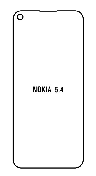 Hydrogel - matná ochranná fólia - Nokia 5.4