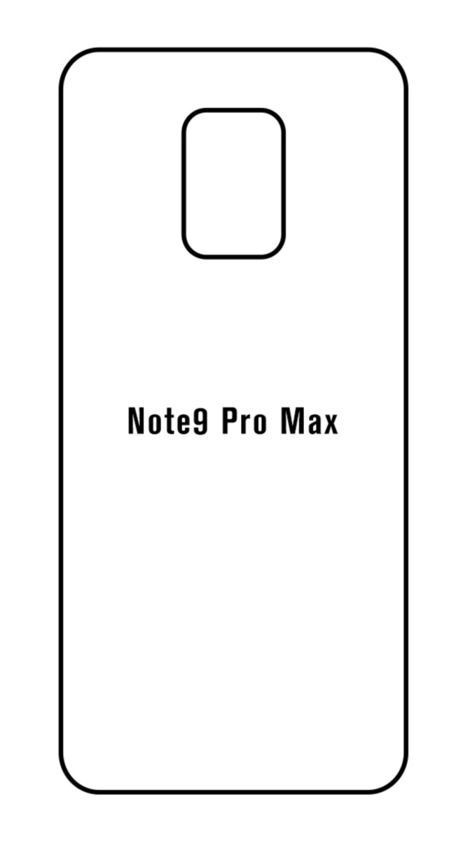 Hydrogel - matná zadná ochranná fólia - Xiaomi Redmi Note Pro Max