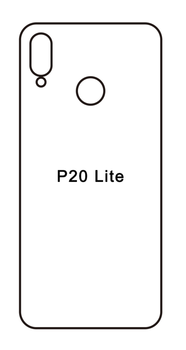 Hydrogel - matná zadná ochranná fólia - Huawei P20 Lite