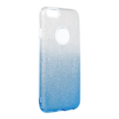 Forcell SHINING Case iPhone 6/6S priesvitný/modrý