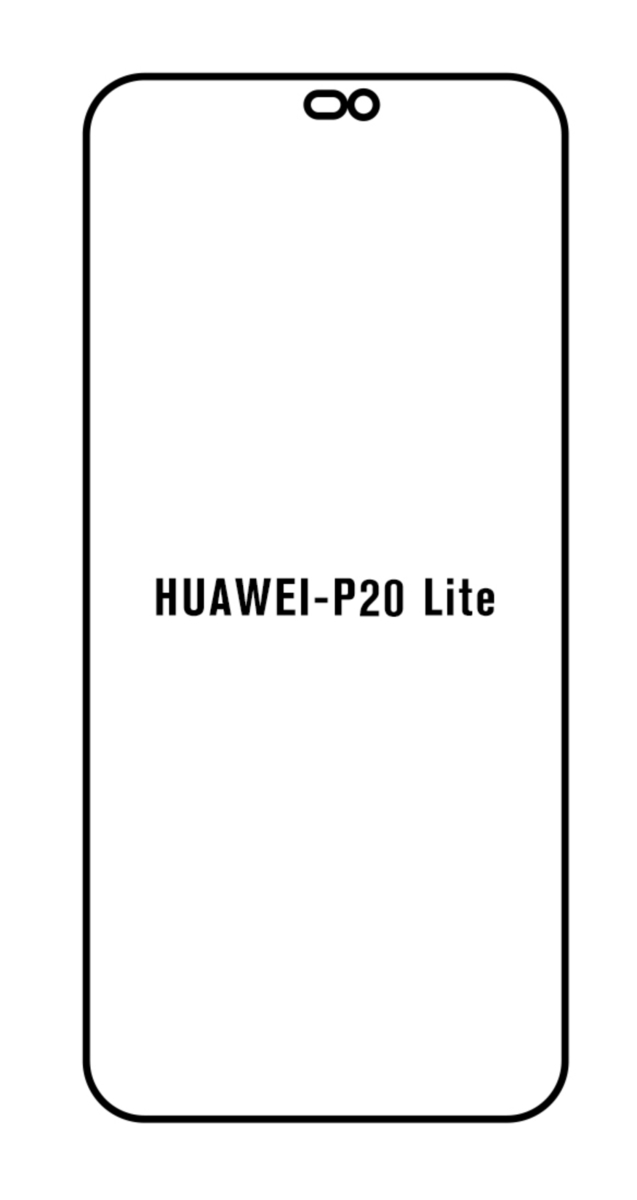 Hydrogel - Privacy Anti-Spy ochranná fólia - Huawei P20 Lite