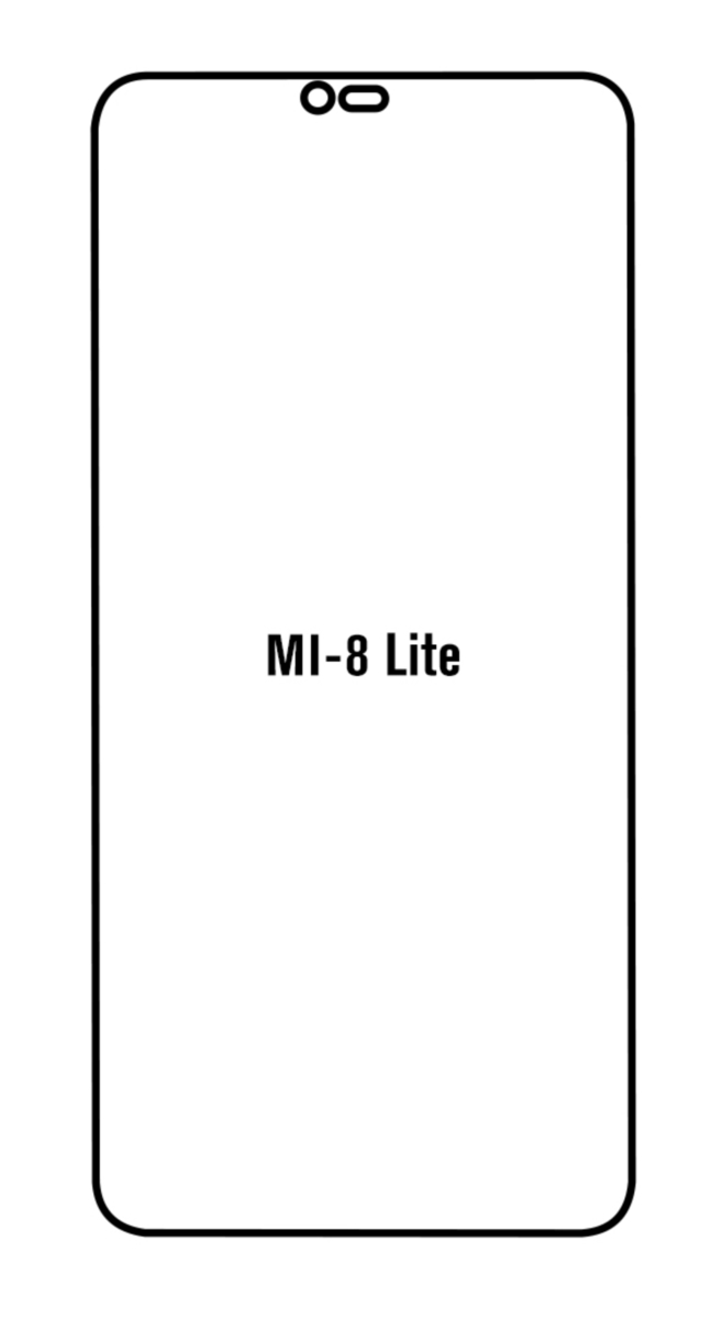 Hydrogel - Privacy Anti-Spy ochranná fólia - Xiaomi Mi 8 Lite