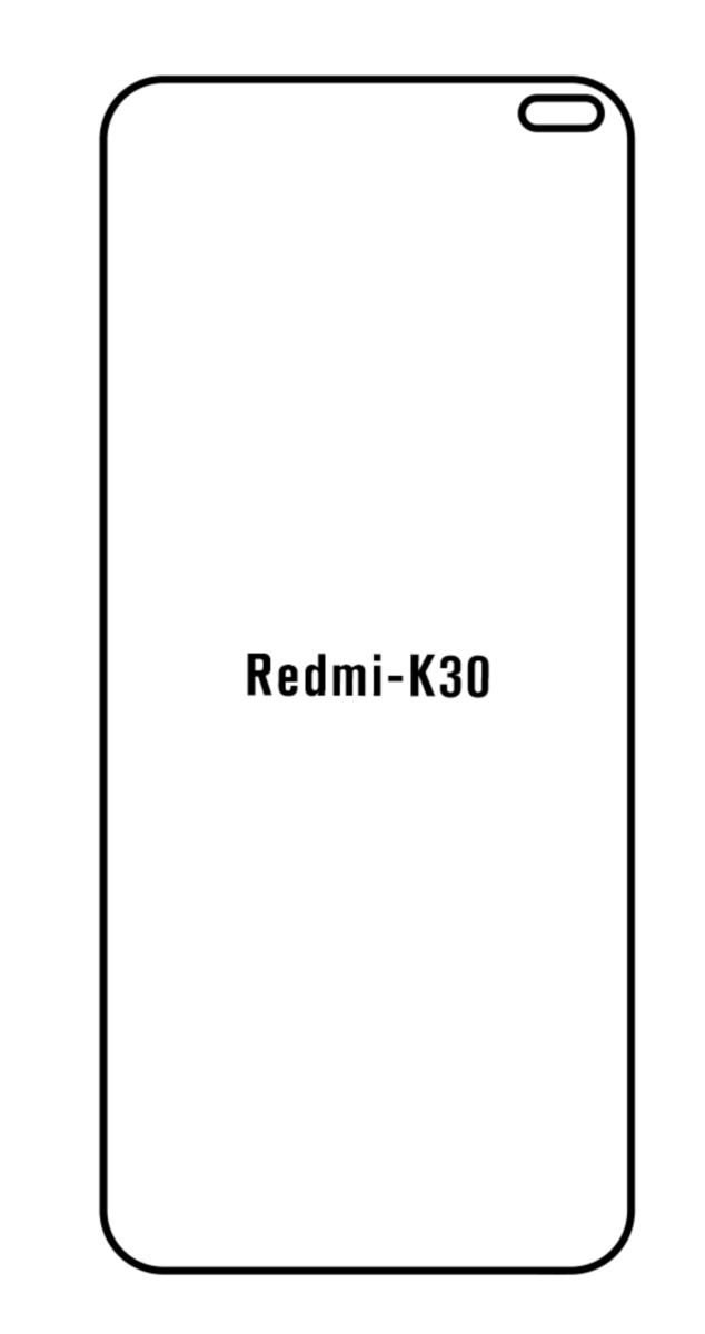Hydrogel - Privacy Anti-Spy ochranná fólia - Xiaomi Redmi K30 5G