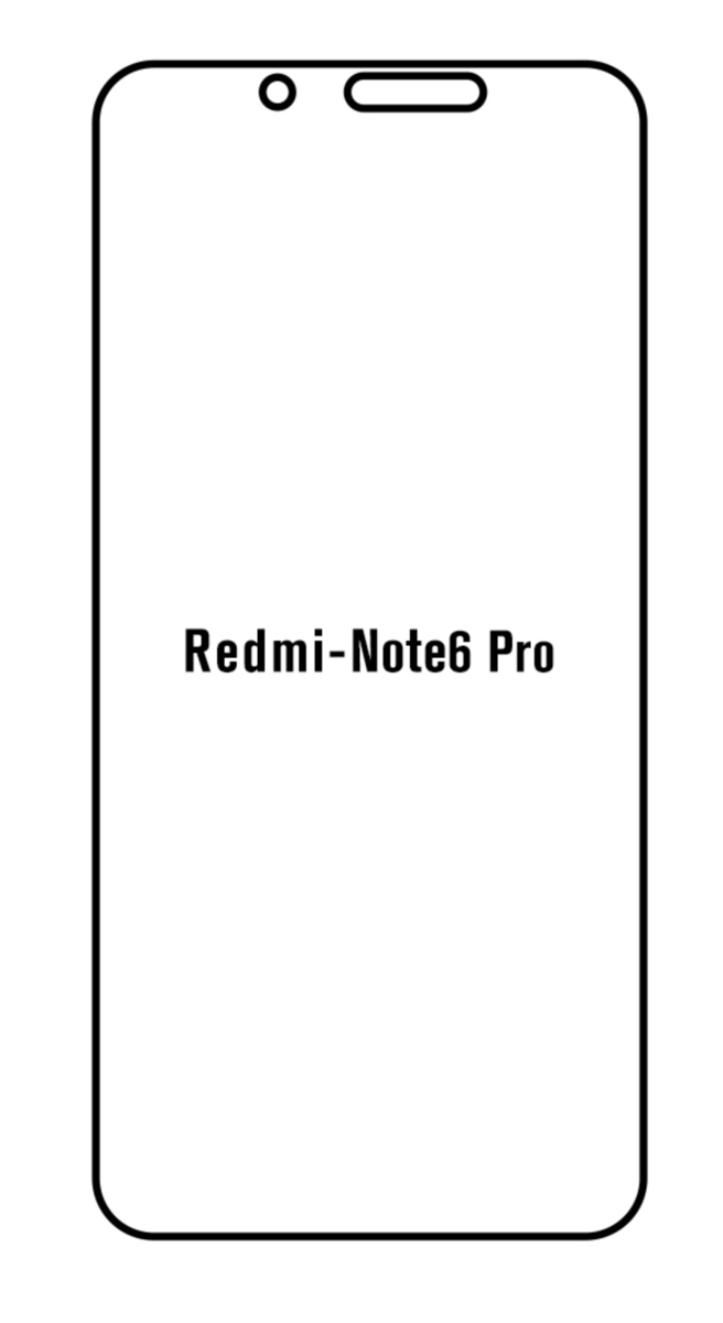 Hydrogel - Privacy Anti-Spy ochranná fólia - Xiaomi Redmi Note 6 Pro
