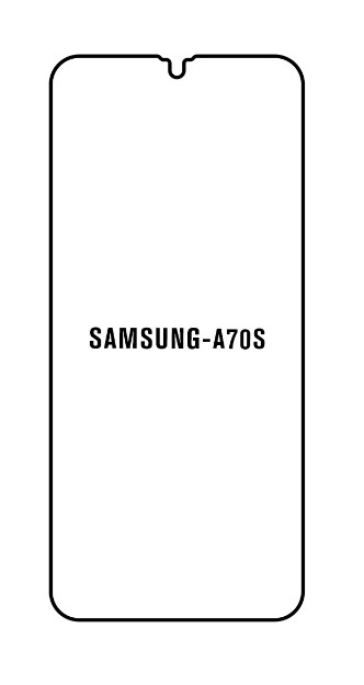 Hydrogel - Privacy Anti-Spy ochranná fólia - Samsung Galaxy A70s