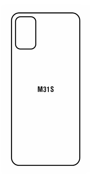 Hydrogel - matná zadná ochranná fólia - Samsung Galaxy M31s