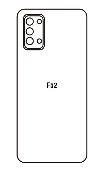 Hydrogel - zadná ochranná fólia - Samsung Galaxy F52 5G