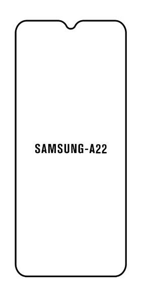 Hydrogel - matná ochranná fólia - Samsung Galaxy A22 5G