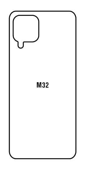 Hydrogel - matná zadná ochranná fólia - Samsung Galaxy M32