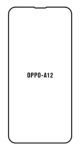 Hydrogel - matná ochranná fólia - OPPO A12
