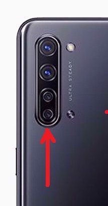 Náhradné sklo zadnej kamery - Oppo Find X2 Lite 5G