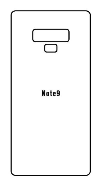 Hydrogel - zadná ochranná fólia - Samsung Galaxy Note 9