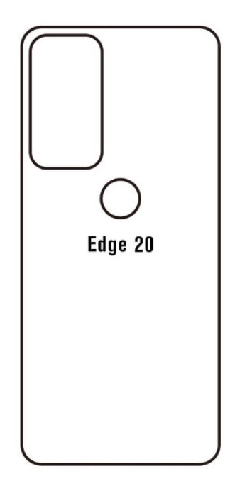Hydrogel - zadná ochranná fólia - Motorola Edge 20