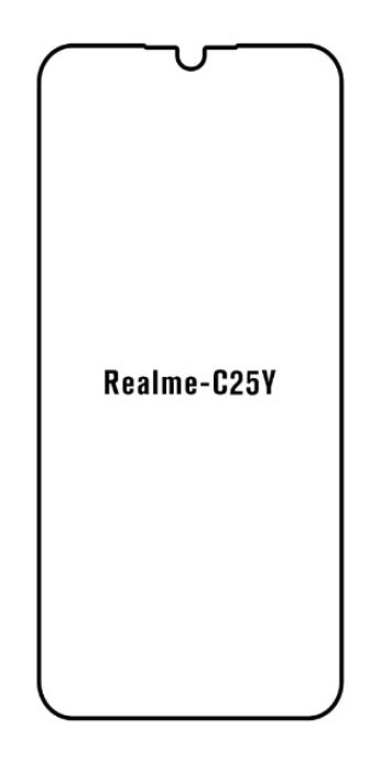 Hydrogel - matná ochranná fólia - Realme C25Y