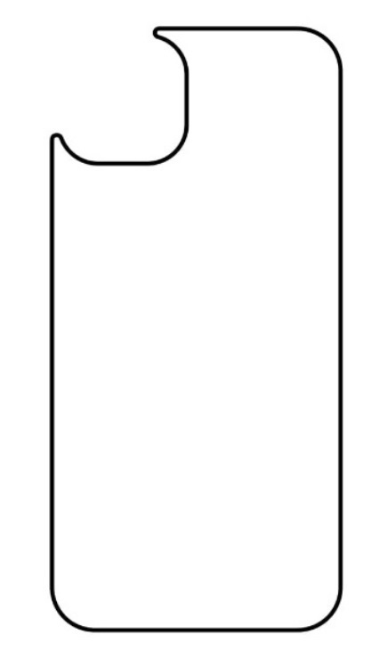 Hydrogel - zadná ochranná fólia - iPhone 13 mini - typ výrezu 4