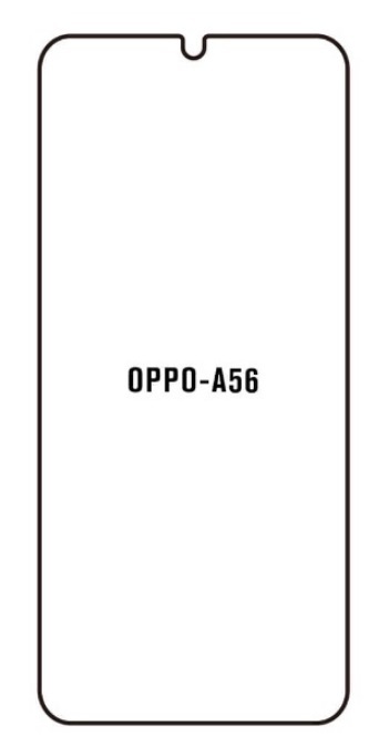 Hydrogel - matná ochranná fólia - OPPO A56