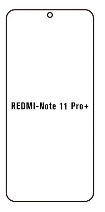 Hydrogel - matná ochranná fólia - Xiaomi Redmi Note 11 Pro+