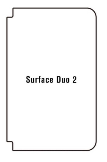 Hydrogel - ochranná fólia - Microsoft Surface Duo 2 - zadná pravá strana