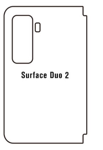 Hydrogel - ochranná fólia - Microsoft Surface Duo 2 - zadná ľavá strana