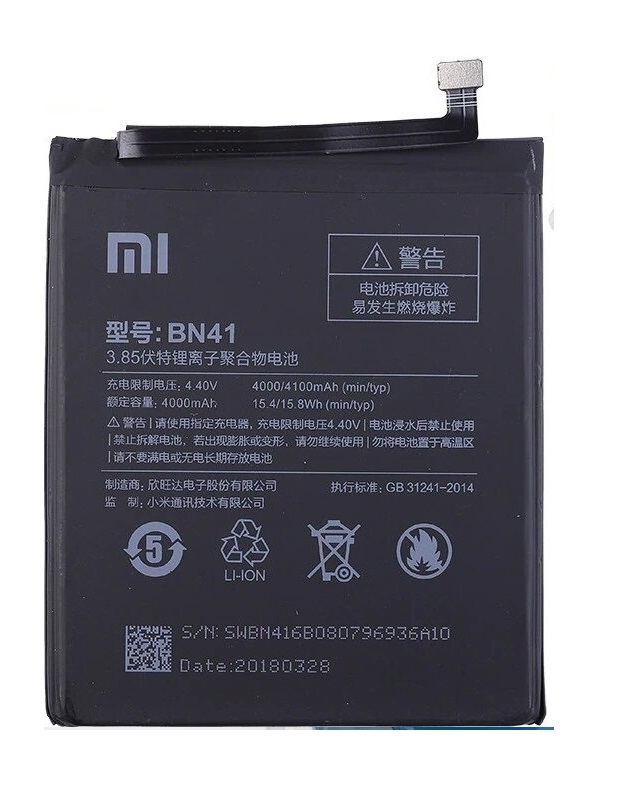 OEM Xiaomi Redmi Note 4 - batéria (BN41)
