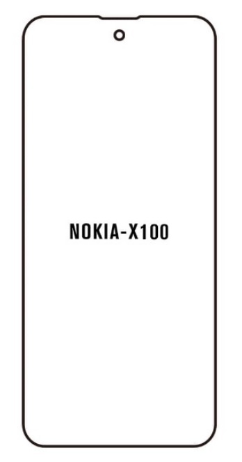 Hydrogel - matná ochranná fólia - Nokia X100