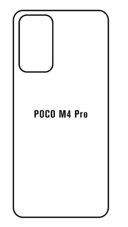 Hydrogel - matná zadná ochranná fólia - Xiaomi Poco M4 Pro 5G