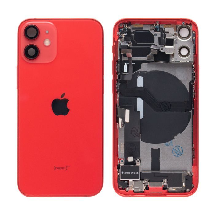 Apple iPhone 12 - Zadný housing s predinštalovanými dielmi (PRODUCT)RED™