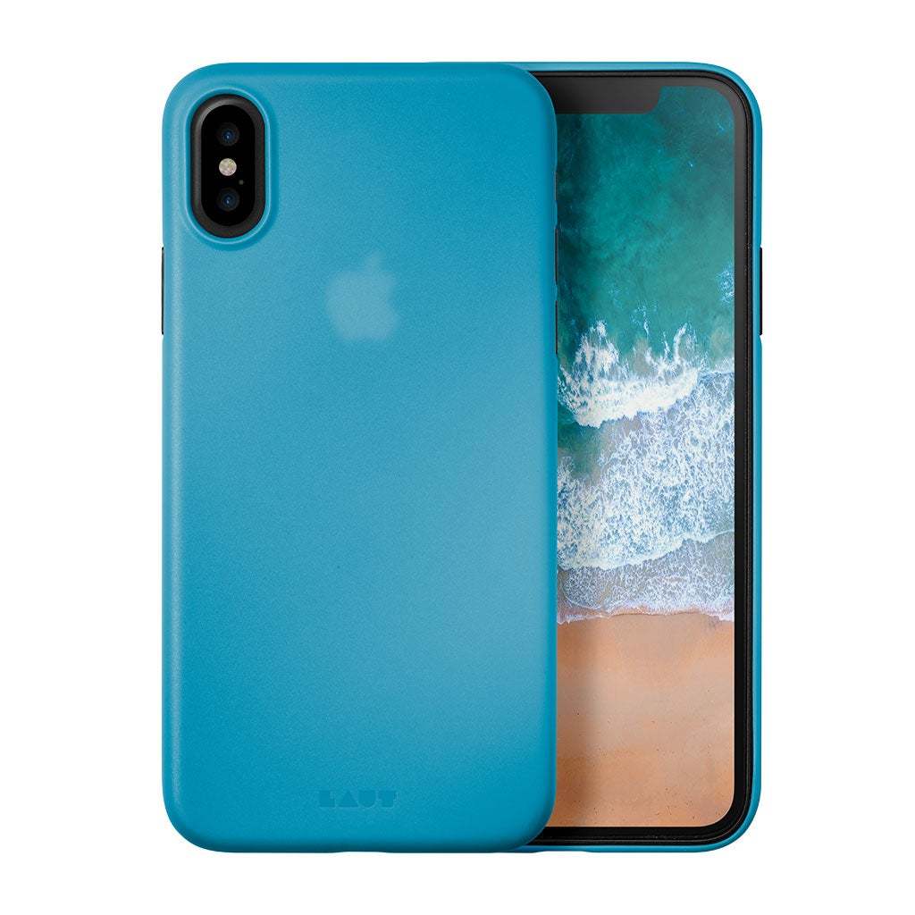 Slim minimal iPhone X/XS modrý