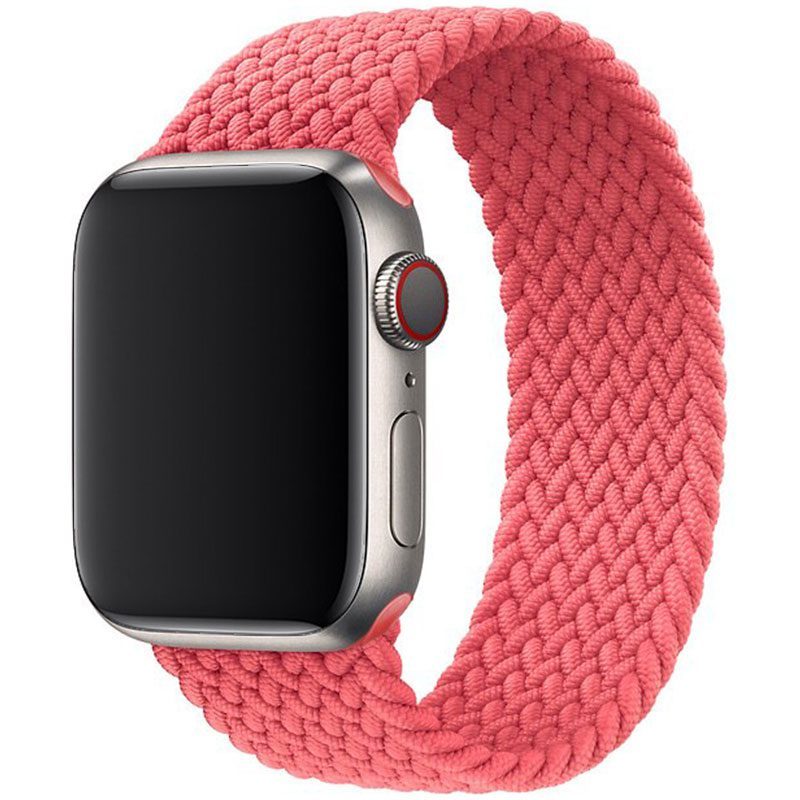 Remienok pre Apple Watch (42/44/45mm) Elastic Nylon, veľkosť 135-150mm - Pink Punch