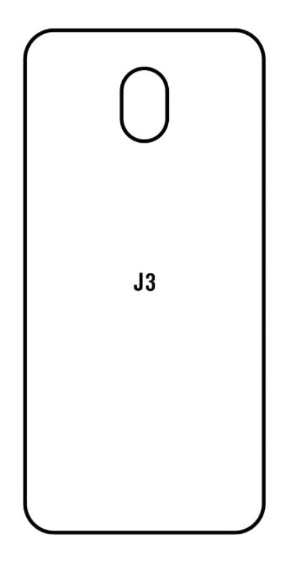 Hydrogel - matná zadná ochranná fólia - Samsung Galaxy J3 2017