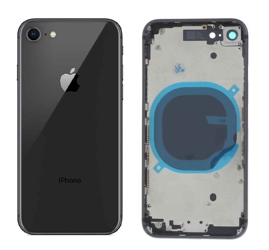 Apple iPhone 8 - Zadný kryt - housing iPhone 8 - čierny
