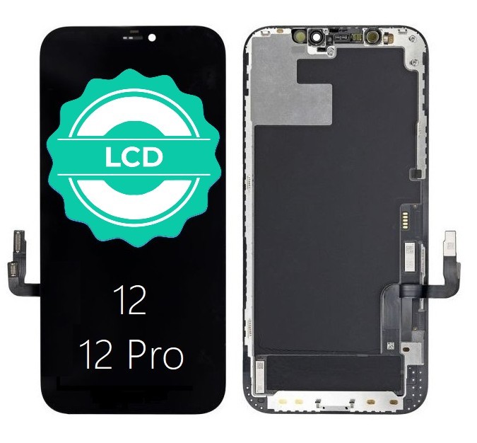 Apple iPhone 12, 12 Pro - displej + dotykové sklo + rám In-Cell OEM