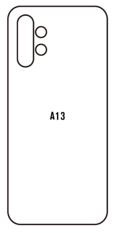 Hydrogel - matná zadná ochranná fólia - Samsung Galaxy A13