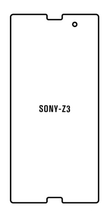 Hydrogel - matná ochranná fólia - Sony Xperia Z3