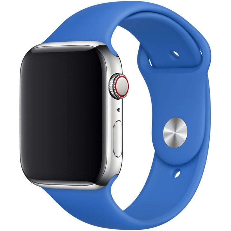 Remienok pre Apple Watch (42/44/45mm) Sport Band, Capri Blue, veľkosť M/L