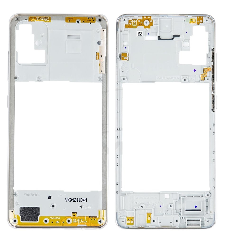 Samsung Galaxy A51 - Stredový rám - Prism Crush White